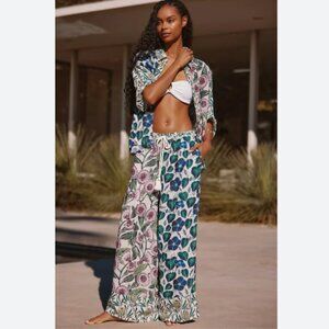 New Harlinah Teoh x Celandine Relaxed Wide-Leg Linen Pants